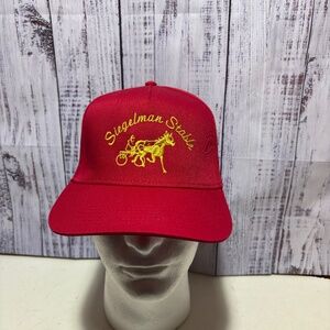 Siegelman Stable Hat Cap 1982 Logo Red SnapBack Adjustable Embroidered OSFM NWOT